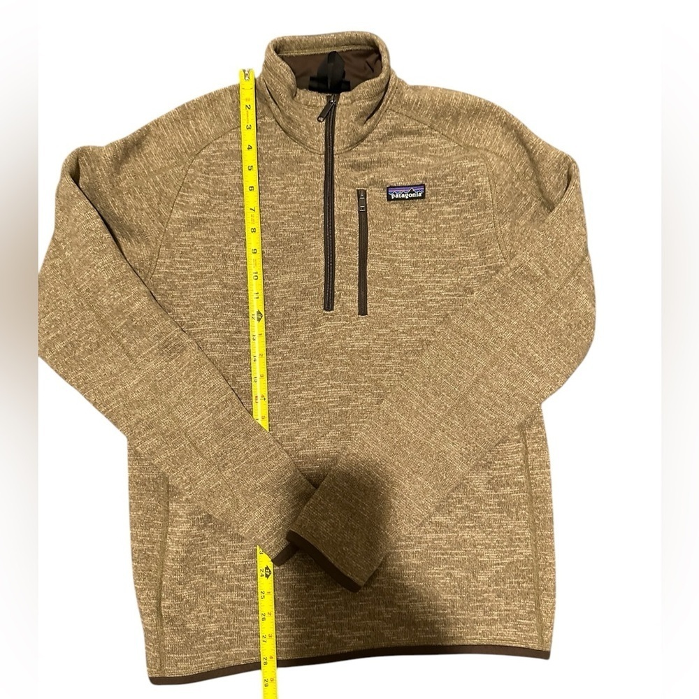 Patagonia Men's Better Sweater 1/4 Zip Fleece Pale Khaki Size Meduim - Picture 13 of 16